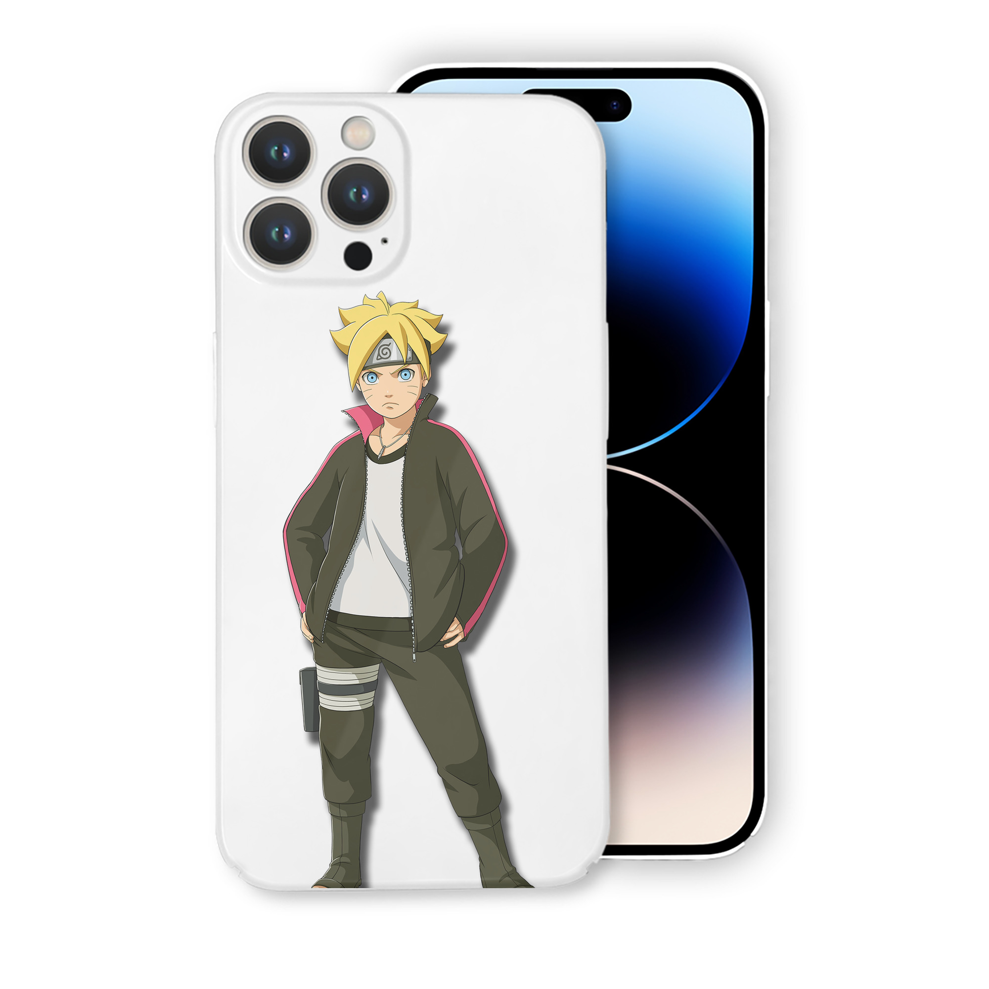 （画像用） NARUTO -ナルト- うずまき ボルト Uzumaki Boruto 【iPhone 14シリーズ対応】ハードケース